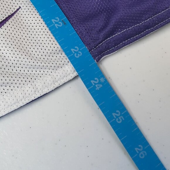 Nike Dri-FIT Reversible Basketball Shorts Men's XL Purple White Mesh Training - Picture 10 of 11